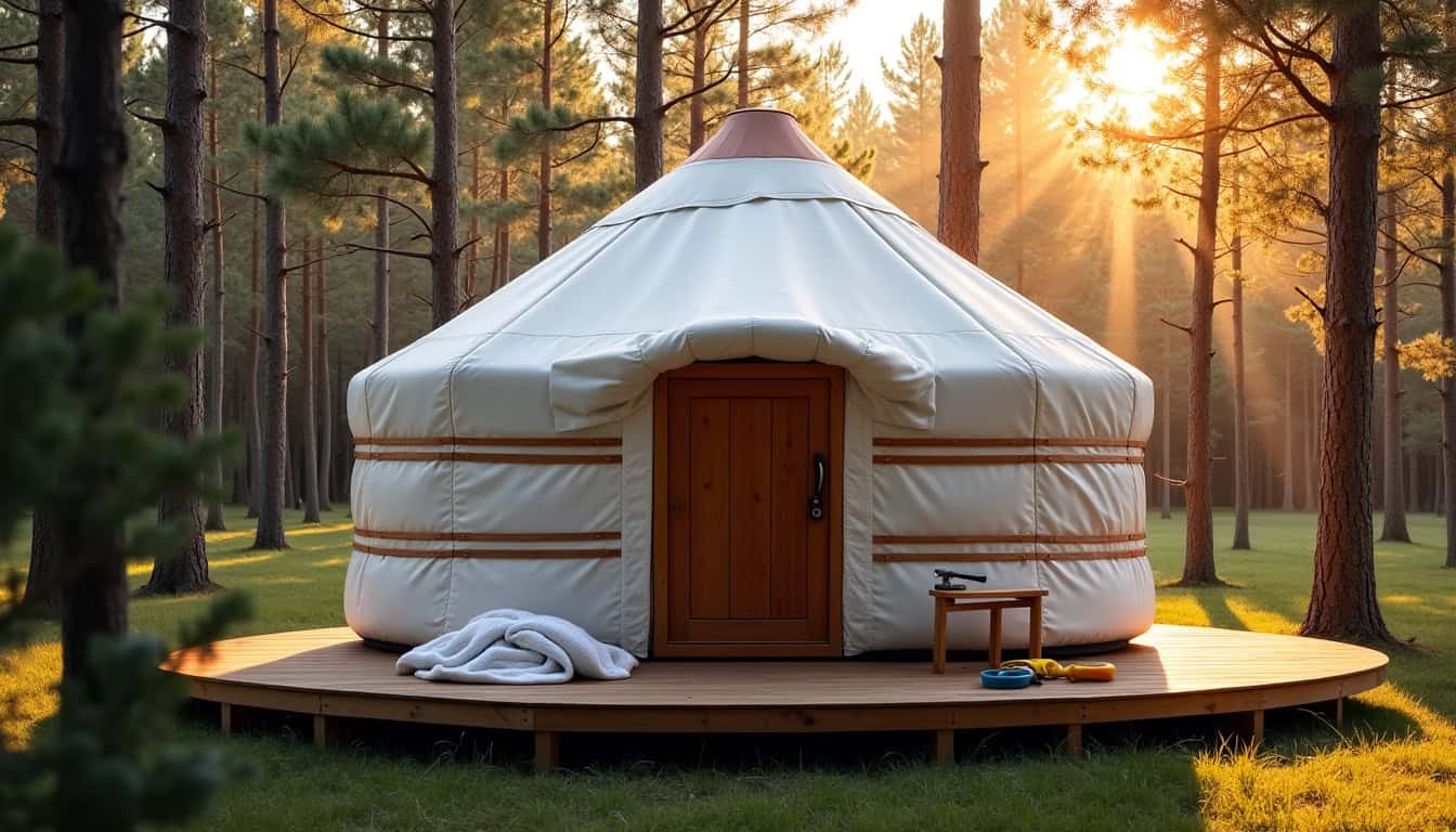 Comment installer une yourte de 6 mètres en 2026 ?