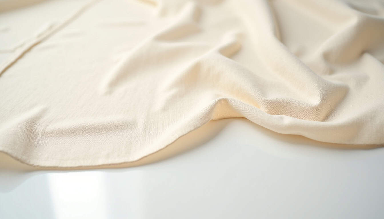 Illustration des termes techniques en couture: laize, lisière et droit-fil sur un coupon de tissu