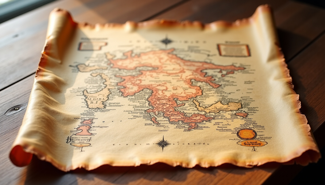 Carte des campagnes militaires de Gengis Khan depuis la Mongolie jusqu’à la mer Caspienne